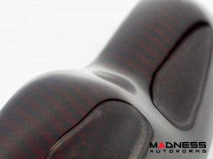 FIAT 500 Trunk Handle - Carbon Fiber - Red Candy FIAT 500 Trunk Handle - Carbon Fiber - Red Candy